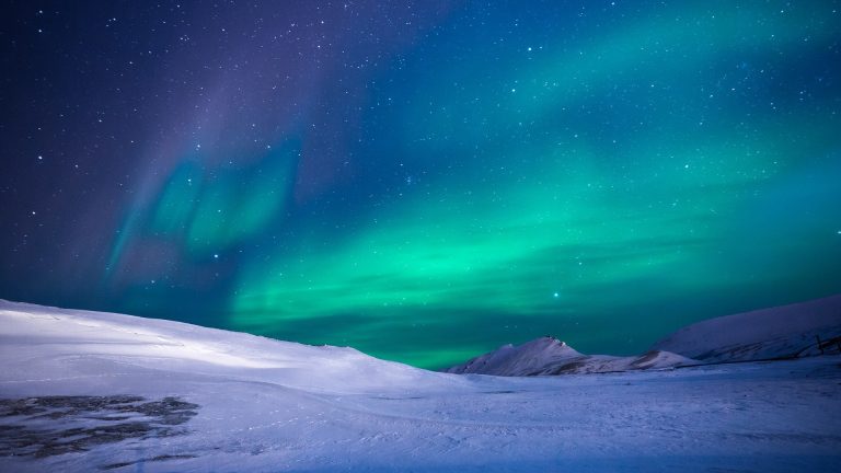 aurora e stelle